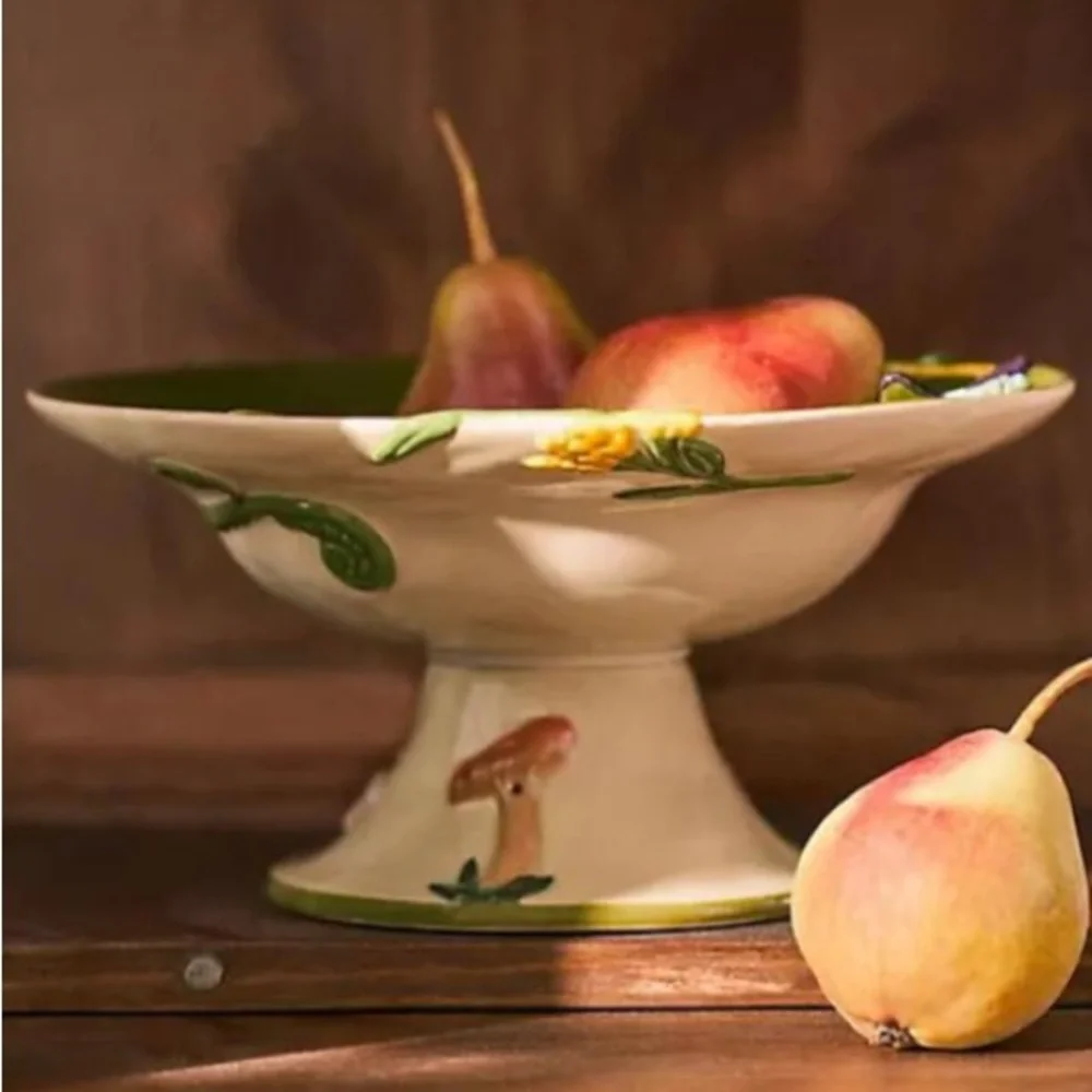 Anthropologie X Faye Icon Stoneware Pedestal Bowl